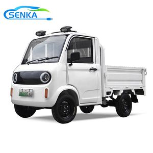 Senka EEC EU-Certified 1800W Motor 25km/H Heavy-Duty 4 Wheels Battery-Powered Pickup Truck Cheap Cargo Electric Tricycle