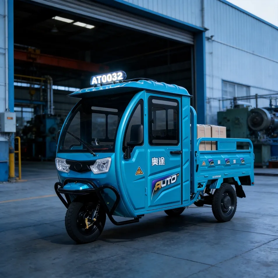 Open Chassis Small-Size Electric Cargo Tricycle for Global Trade - detail 1