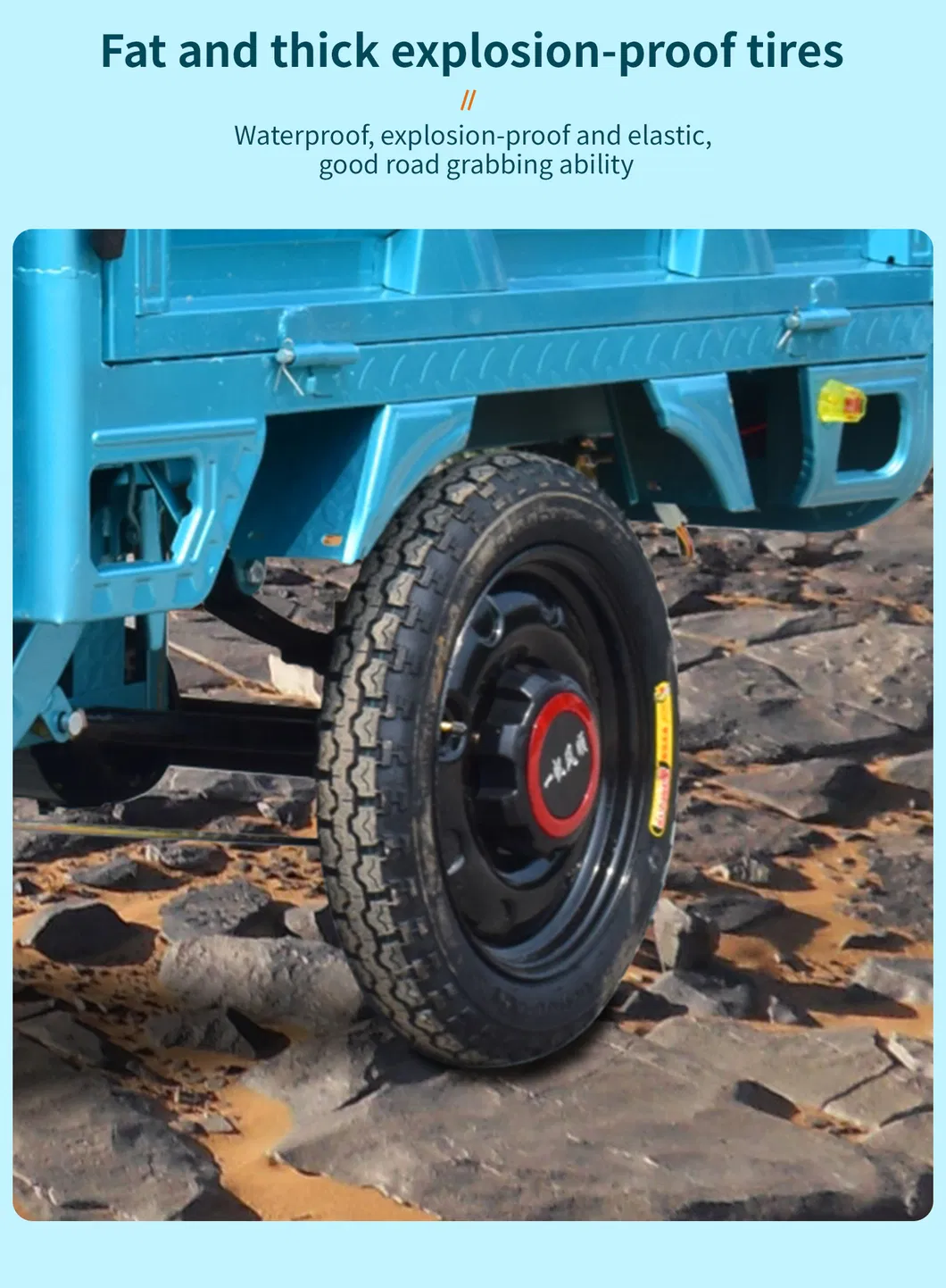 Alin Electric Transport Tricycle Delivery Rickshaw Light Cargo Truck - detail 7