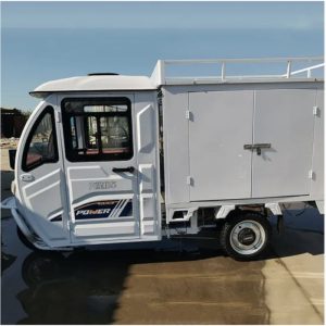 Hot Selling Low Price Fully Enclosed Motorcycle Large Cargo Box Electric Tricycles Three Wheel Tricycle with Cabin for Delivery