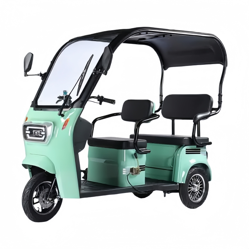 Popular Wholesale Electric Pedicab Reliable Family Electric 3 Wheels Tricycles with Roof for Passenger & Cargo Transportation - Image 2