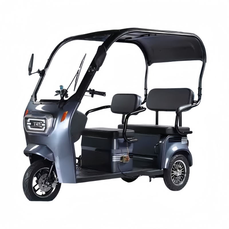 Popular Wholesale Electric Pedicab Reliable Family Electric 3 Wheels Tricycles with Roof for Passenger & Cargo Transportation - Image 3