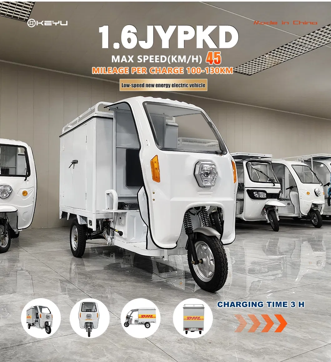 Keyu Unique Features 3 Wheel Electric Cargo Tricycle for Express - detail 1