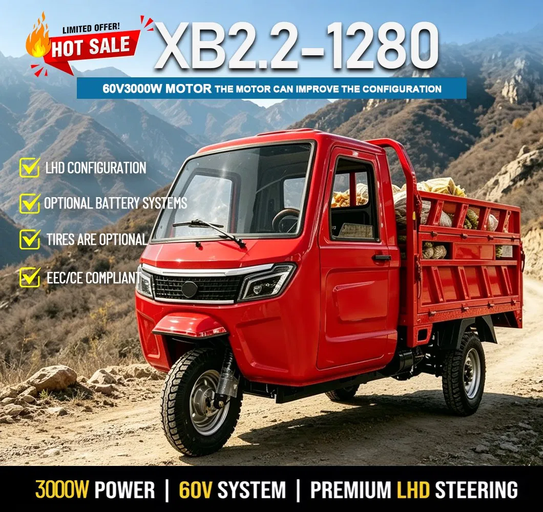 Keyu Trusted Choice EEC Certification 45km/H Speed Adult Electric Tricycle for Cargo - detail 1