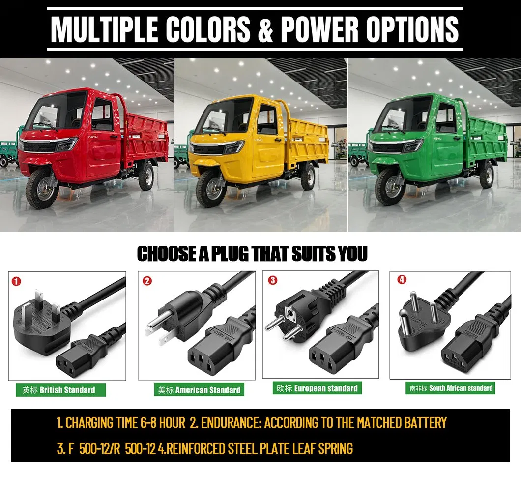 Keyu Trusted Choice EEC Certification 45km/H Speed Adult Electric Tricycle for Cargo - detail 7