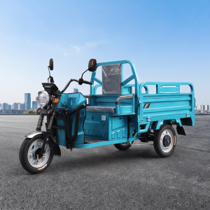 Battery Powered 72V 120ah Electric 3 Wheel Cargo Vehicle 2000W Heavy Duty Farm Delivery Electric Tricycle