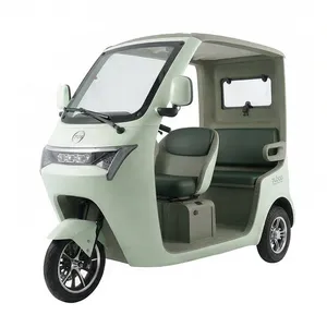 Open Type Leisure Electric Tricycle for Cargo/Passenger with Two Rows of Seats - detail 17