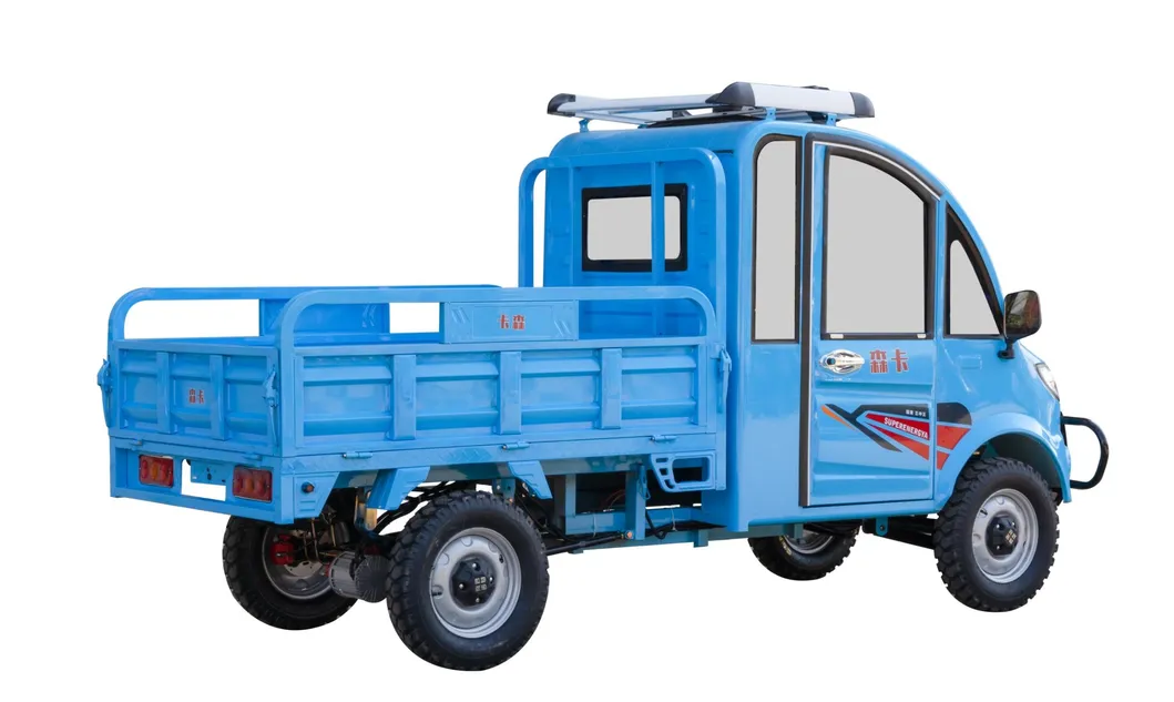 New Style Dump Electric Motor Tricycle Closed Driving 60V Voltage Cargo Electric Tricycle - detail 1