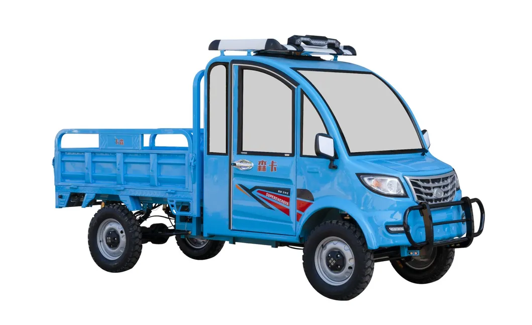New Style Dump Electric Motor Tricycle Closed Driving 60V Voltage Cargo Electric Tricycle - detail 3