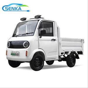 Fully Enclosed Cab Two-Door Two-Seat Electric Tricycle Equipped Cargo Freight - detail 19