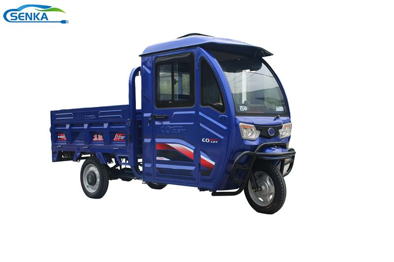 Senka 2024 New Type Electric Cargo Tricycle with Cabin Tuk Tuk for Delivery - Image 2