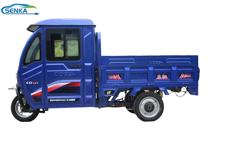 Senka 2024 New Type Electric Cargo Tricycle with Cabin Tuk Tuk for Delivery - Image 3