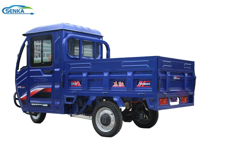 Senka 2024 New Type Electric Cargo Tricycle with Cabin Tuk Tuk for Delivery - Image 4