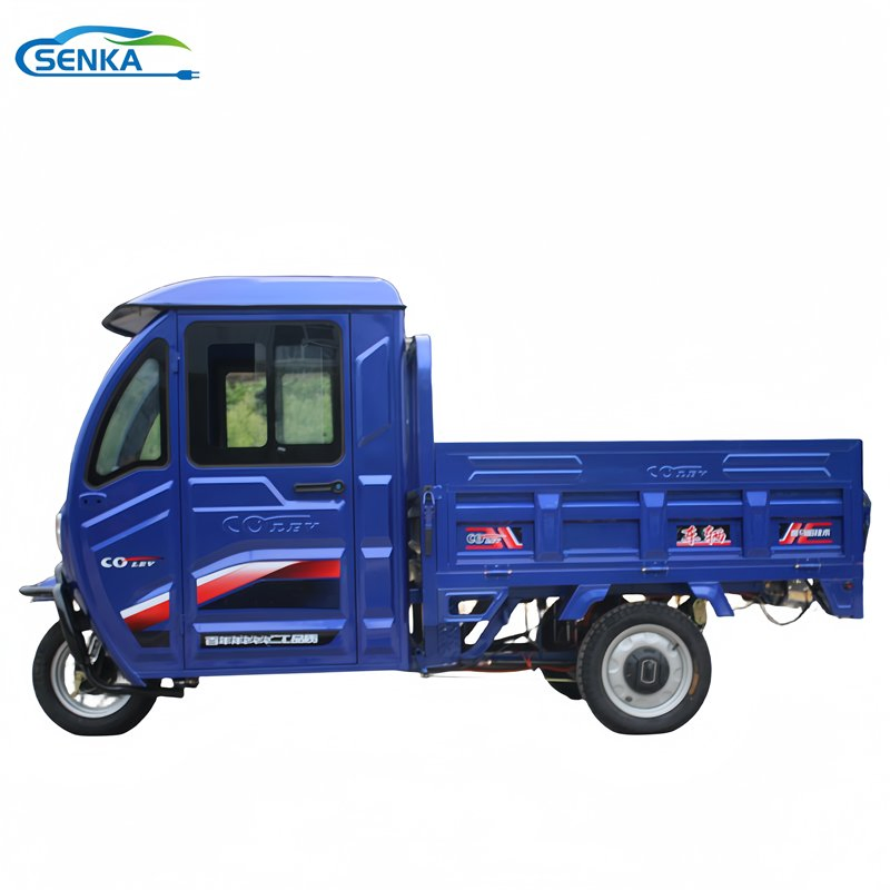 Senka 2024 New Type Electric Cargo Tricycle with Cabin Tuk Tuk for Delivery - Image 5