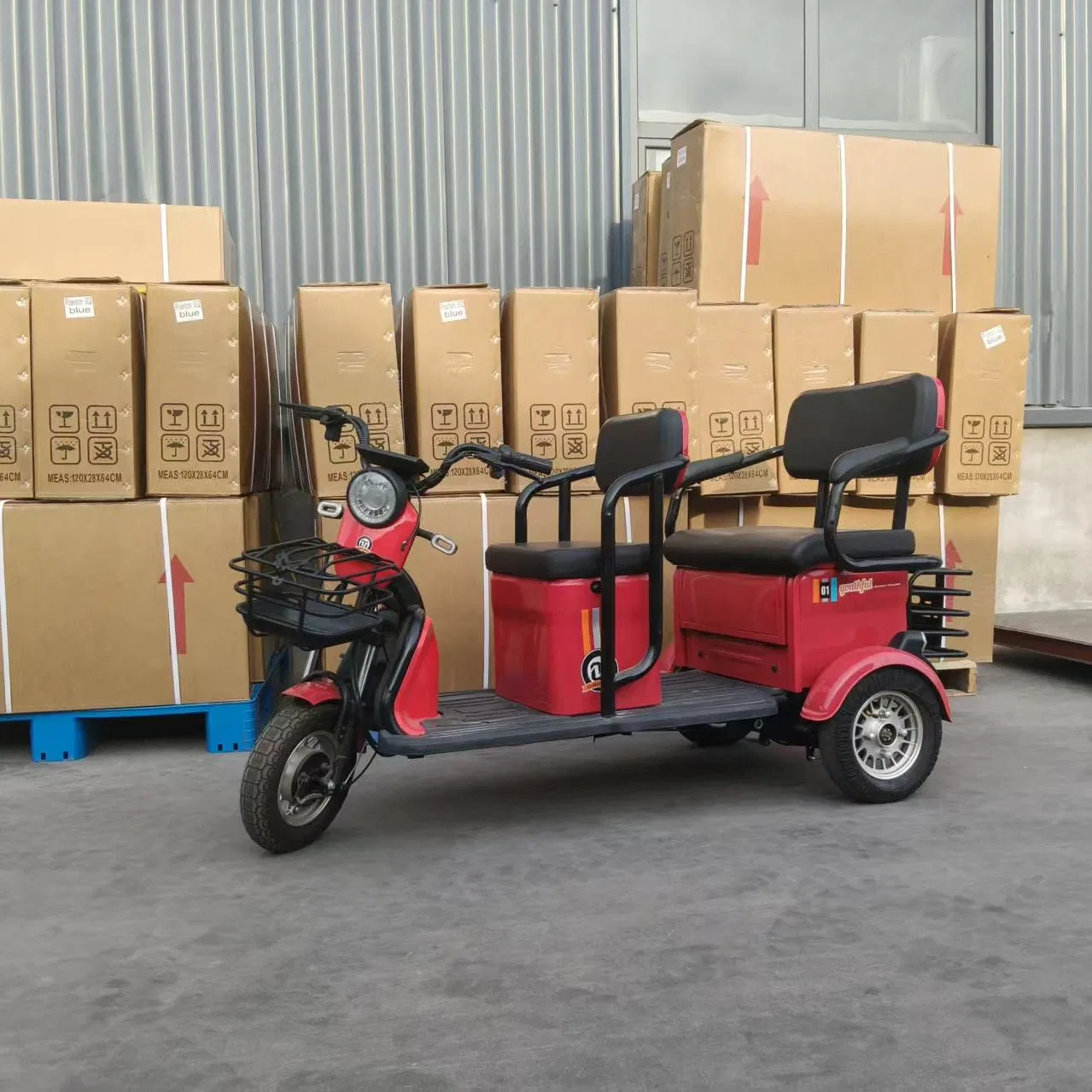 Comfortable Double-Seat Electric Tricycle Suitable for Daily Trip and Cargo Transport - Image 5