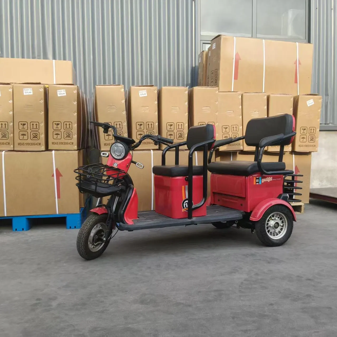 Comfortable Double-Seat Electric Tricycle Suitable for Daily Trip and Cargo Transport - Image 6
