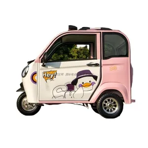 Advanced Technology High Strength Checkered Steel Plate Heavy Duty Electric Cargo Tricycle for Dock Transportation - detail 12