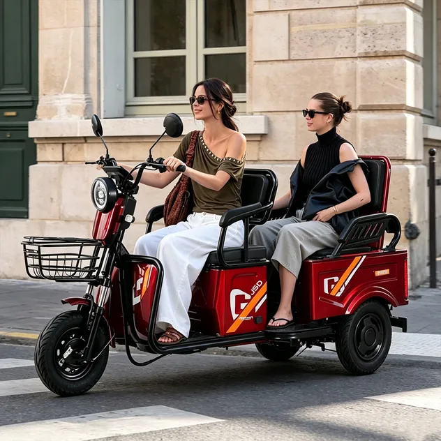 Wholesale 600W 3-Wheel Electric Bike Passenger Cargo Adult Electric Tricycle - detail 8