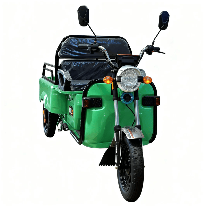 Luxury Electric Tricycle with Enhanced Comfort and Cargo Space