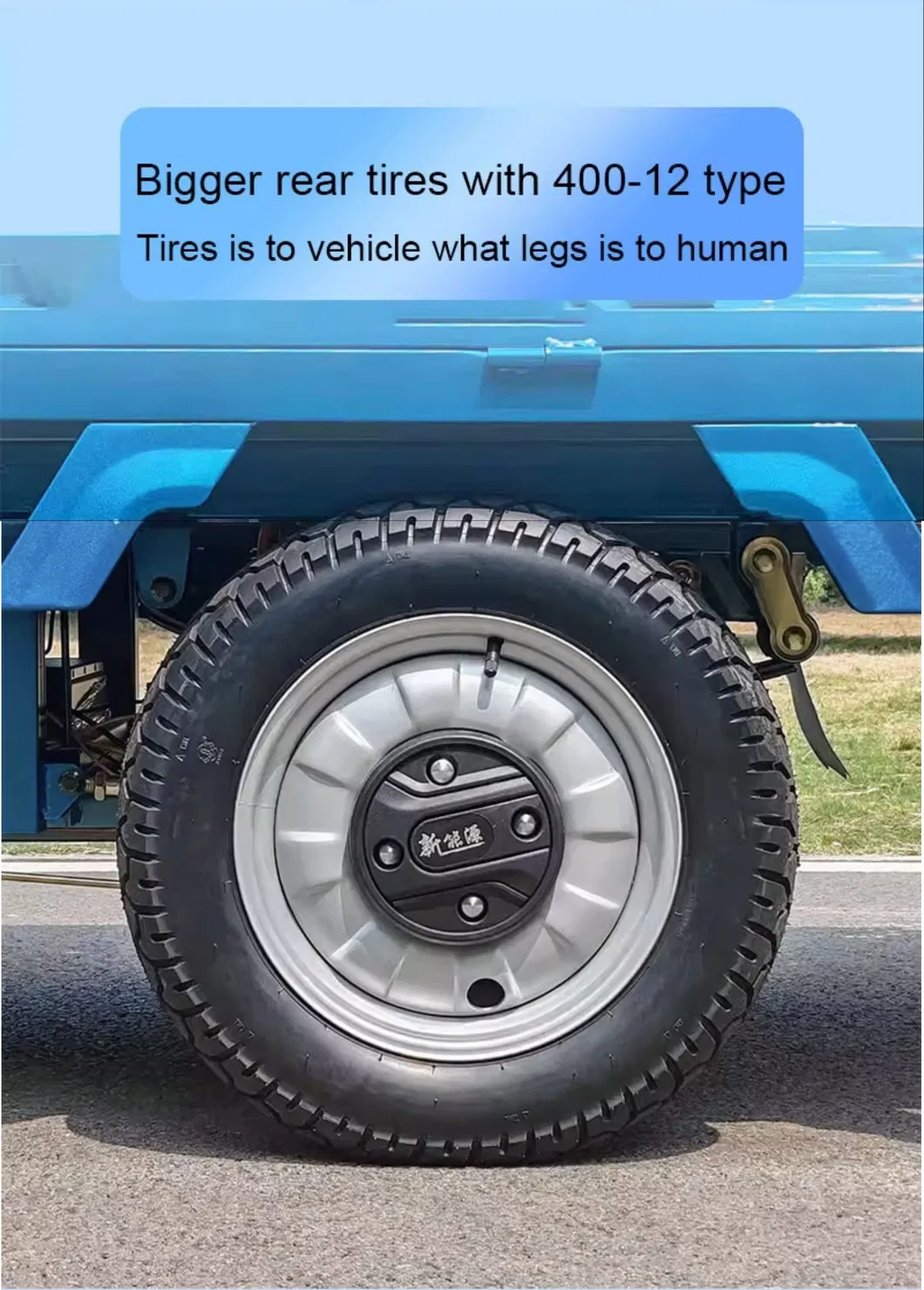 Low Price Heavy Loading Freight Cargo E-Trike 3 Wheels Tipper Truck Electric Cargo Tricycle with Full Enclosed Cab for Different Application - detail 8