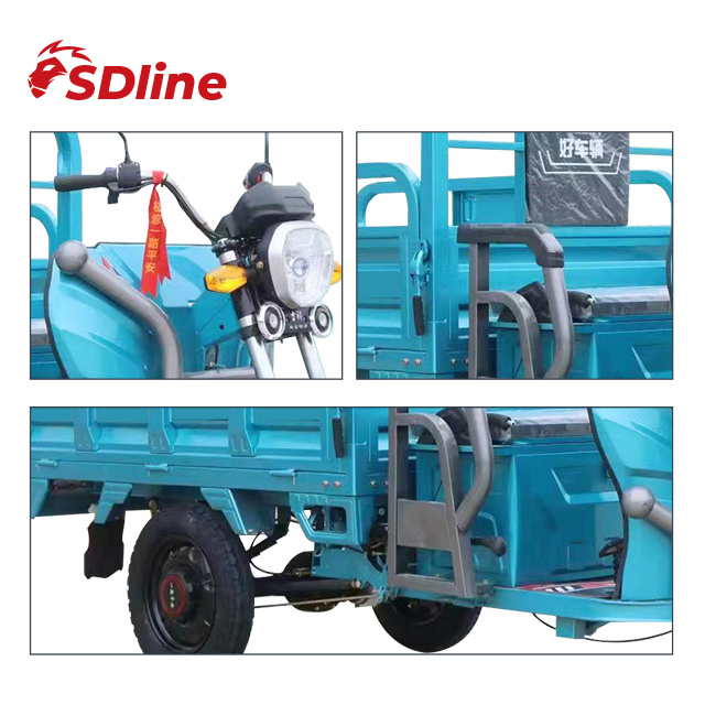Large Capacity and Heavy Load 1000W Motor 3 Wheel Electric Cargo Tricycle - Image 6