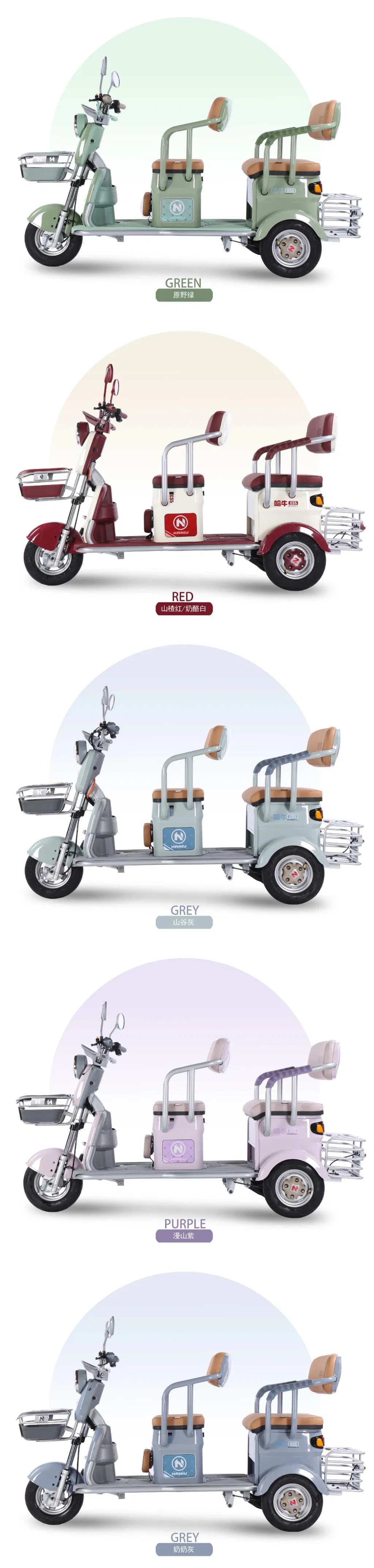 Factory Wholesale New Design City Three Wheel Passenger and Cargo Electric Tricycle - detail 7
