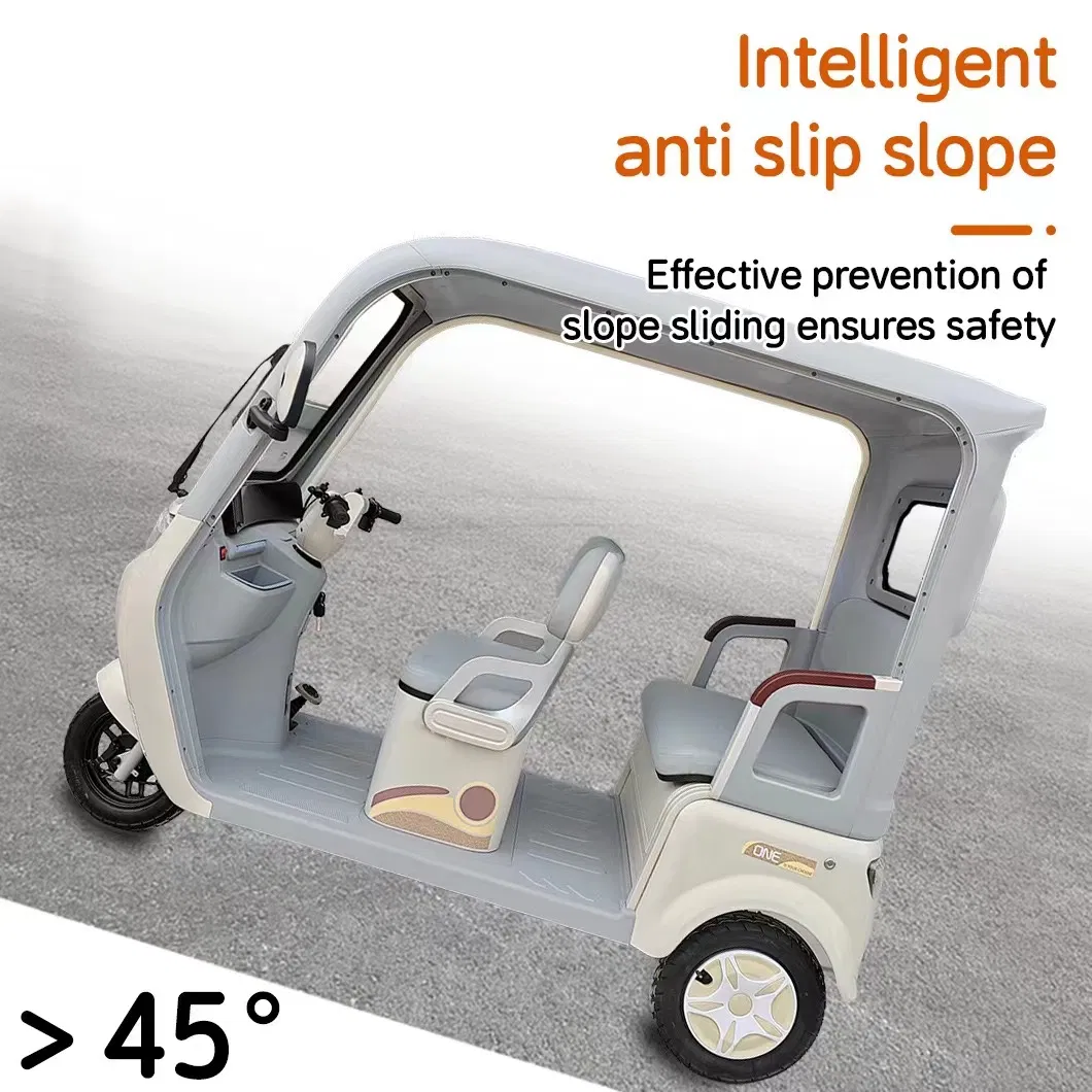 The Body Leisure Electric Tricycle with a Canopy, Suitable for Both Passenger and Cargo Use, Is an Adult Household Tricycle - detail 4