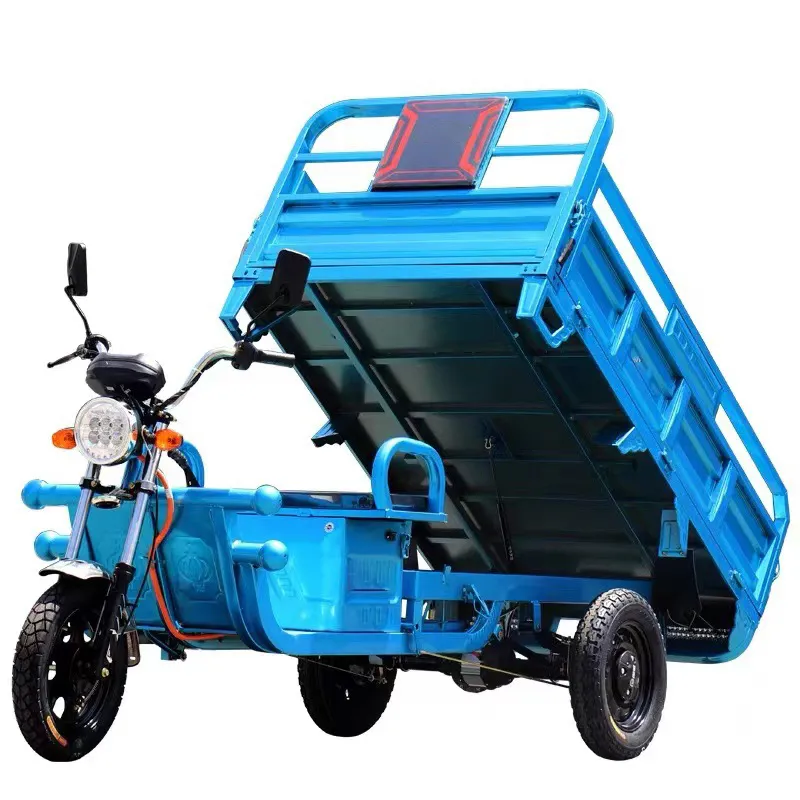 Electric Petrol Engine Bike Tricycles 3 Wheel 800cc Bicycle Maroc Algerie Vehicule Rear Box Cargo Tricycle - detail 14