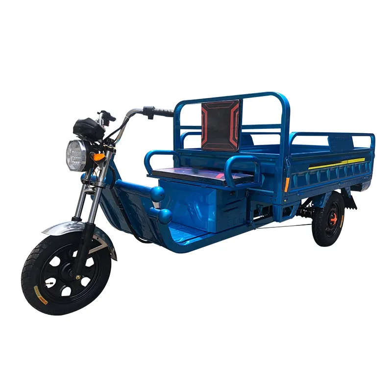 Electric Petrol Engine Bike Tricycles 3 Wheel 800cc Bicycle Maroc Algerie Vehicule Rear Box Cargo Tricycle - detail 9