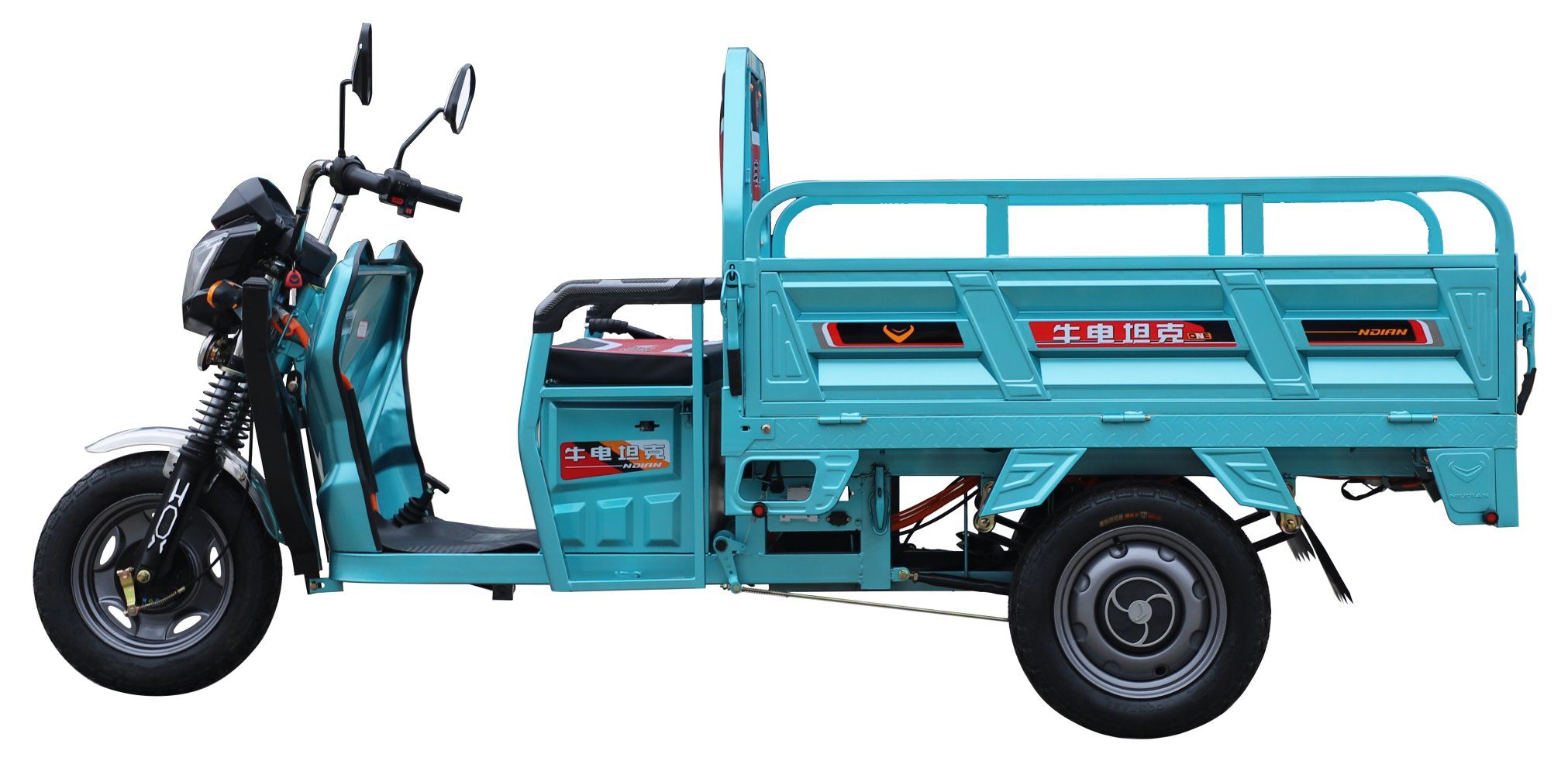 Electric Tricycle ≥25% Climbing Degree 500kg Load for Cargo Delivery