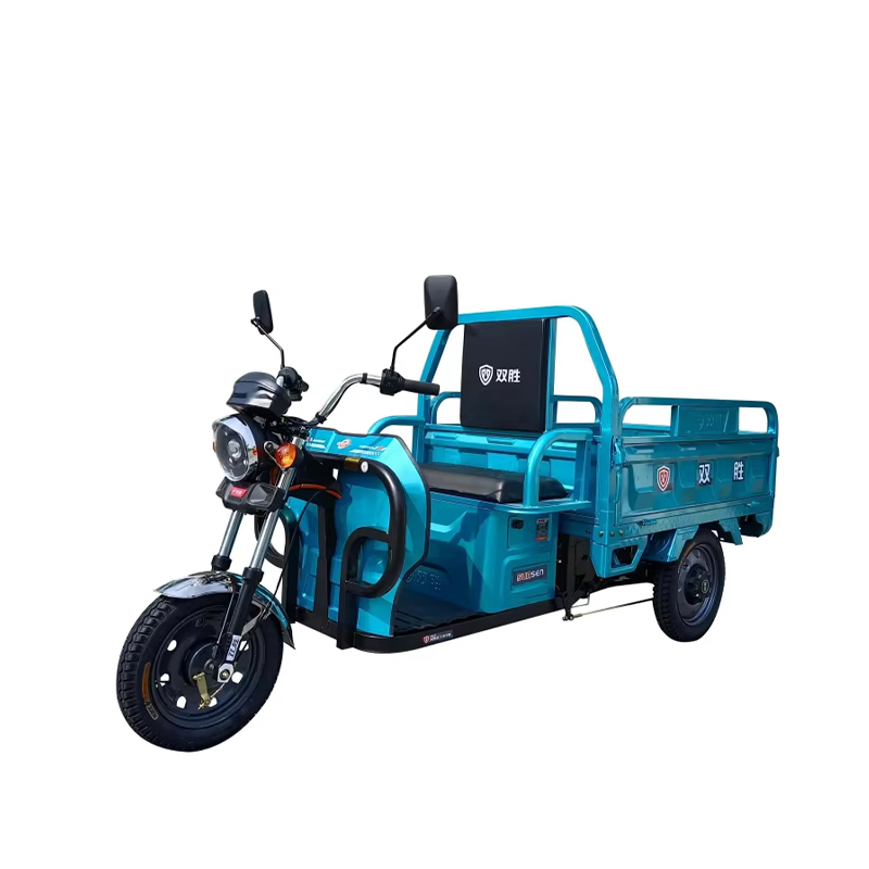 Hot Sale Light Blue 1.3m Open Cargo Electric Tricycle 60V 801-1000W Large Capacity 50-70km - Image 4