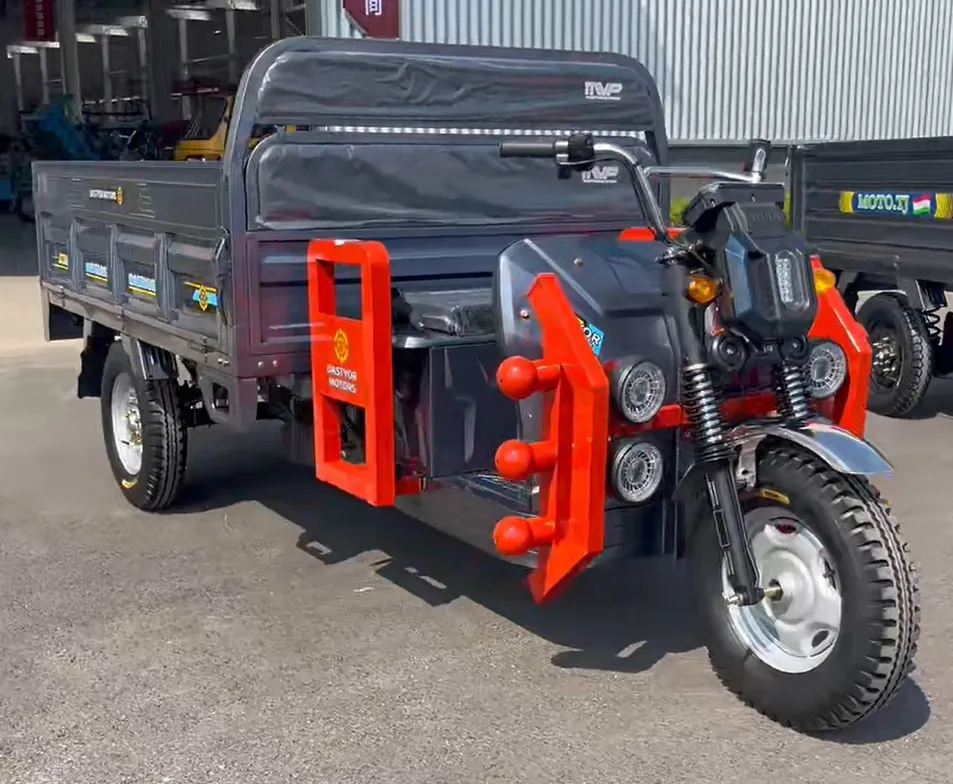 Factory Outlet Heavy Duty Electric Cargo Tricycle Open Body with LCD Display Steel Material - detail 4