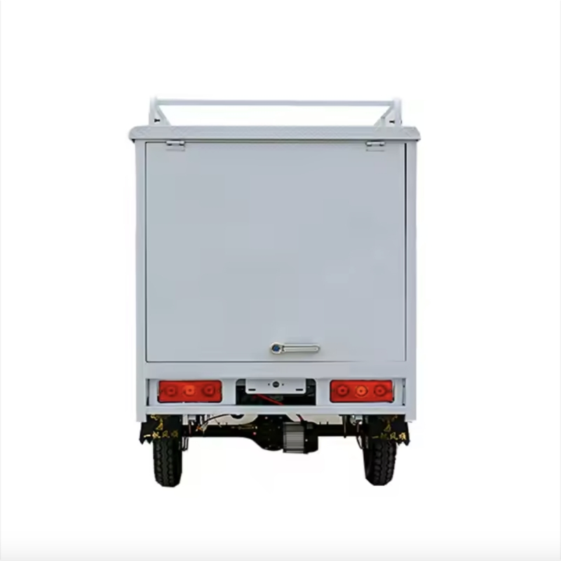 Multipurpose 800W-1500W Motor Wholesale New Design EEC Coc Approved Three Wheel Electric Tricycle Trike Cabin with Enclosed Cargo Box for Delivery - Image 4