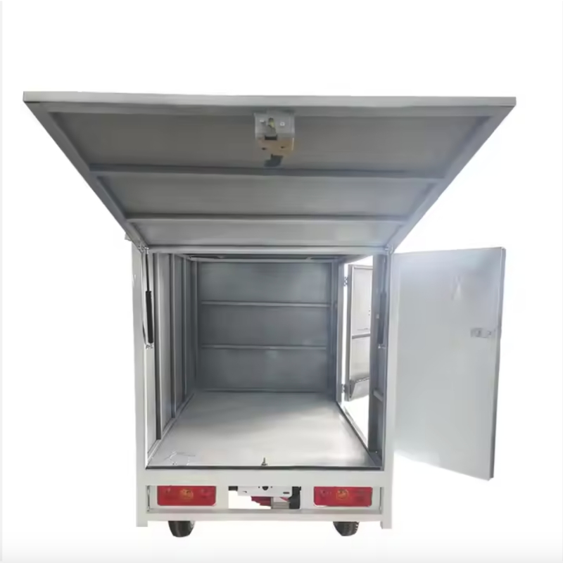 Multipurpose 800W-1500W Motor Wholesale New Design EEC Coc Approved Three Wheel Electric Tricycle Trike Cabin with Enclosed Cargo Box for Delivery - Image 5