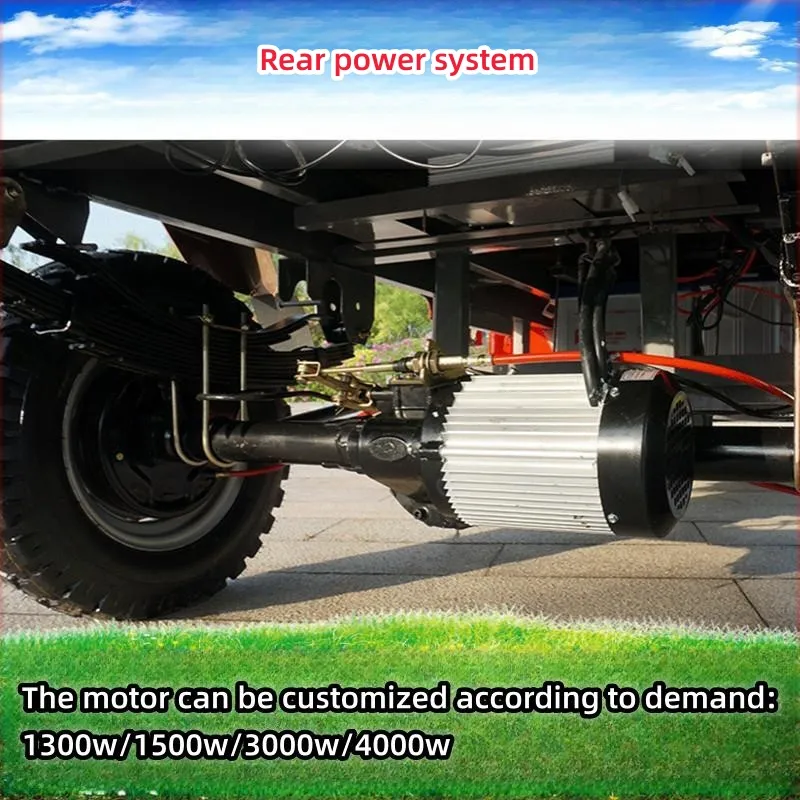 Multipurpose 800W-1500W Motor Wholesale New Design EEC Coc Approved Three Wheel Electric Tricycle Trike Cabin with Enclosed Cargo Box for Delivery - detail 9