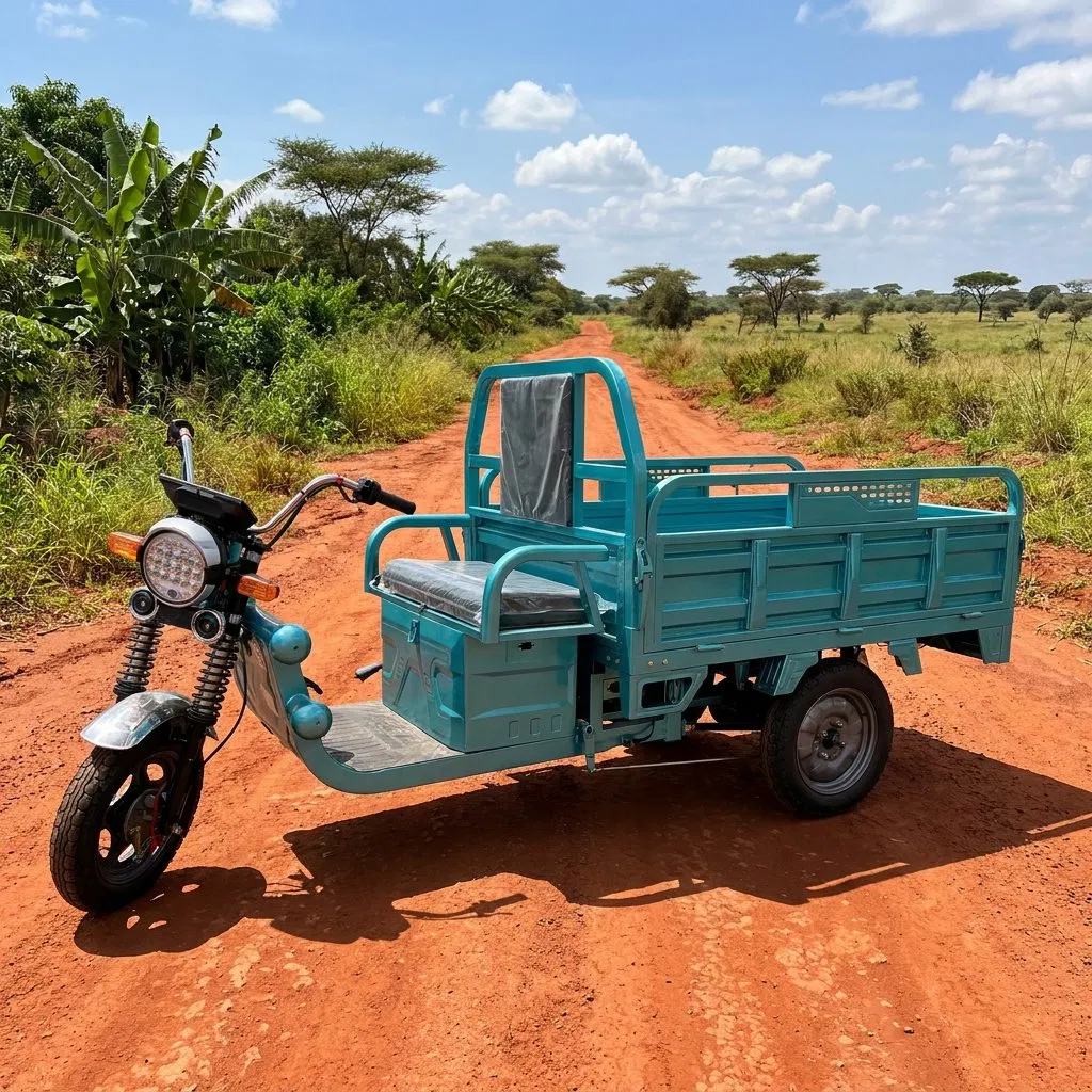 Fengmade New Energy Electric Tricycle with 1.5m Cargo Box 600kg 72V Payload Cargo 3 Wheeler for Delivery Use - Image 4