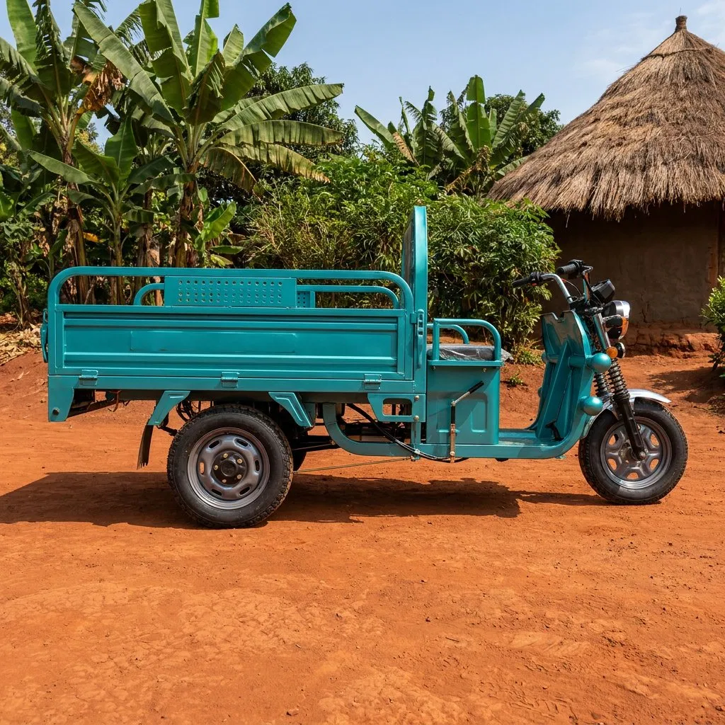 Fengmade New Energy Electric Tricycle with 1.5m Cargo Box 600kg 72V Payload Cargo 3 Wheeler for Delivery Use - Image 5