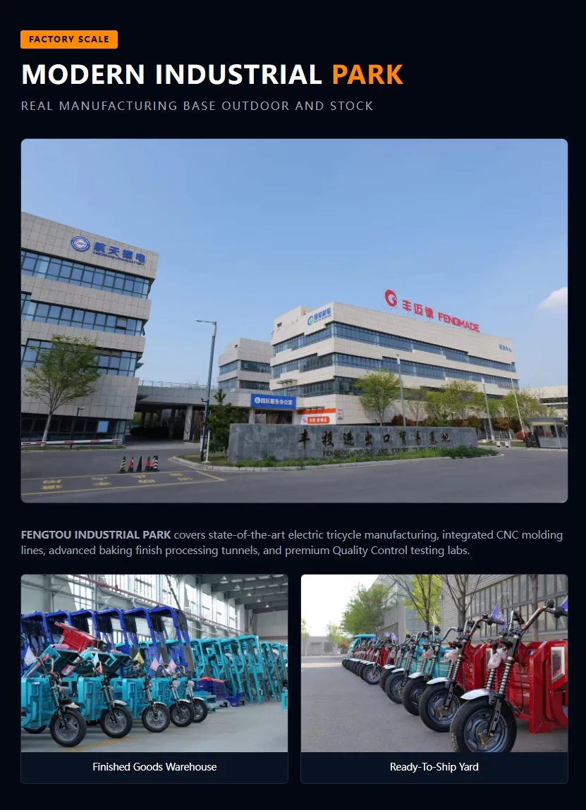 Fengmade New Energy Electric Tricycle with 1.5m Cargo Box 600kg 72V Payload Cargo 3 Wheeler for Delivery Use - detail 6