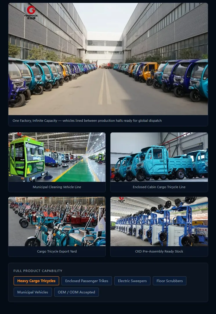 Fengmade New Energy Electric Tricycle with 1.5m Cargo Box 600kg 72V Payload Cargo 3 Wheeler for Delivery Use - detail 9