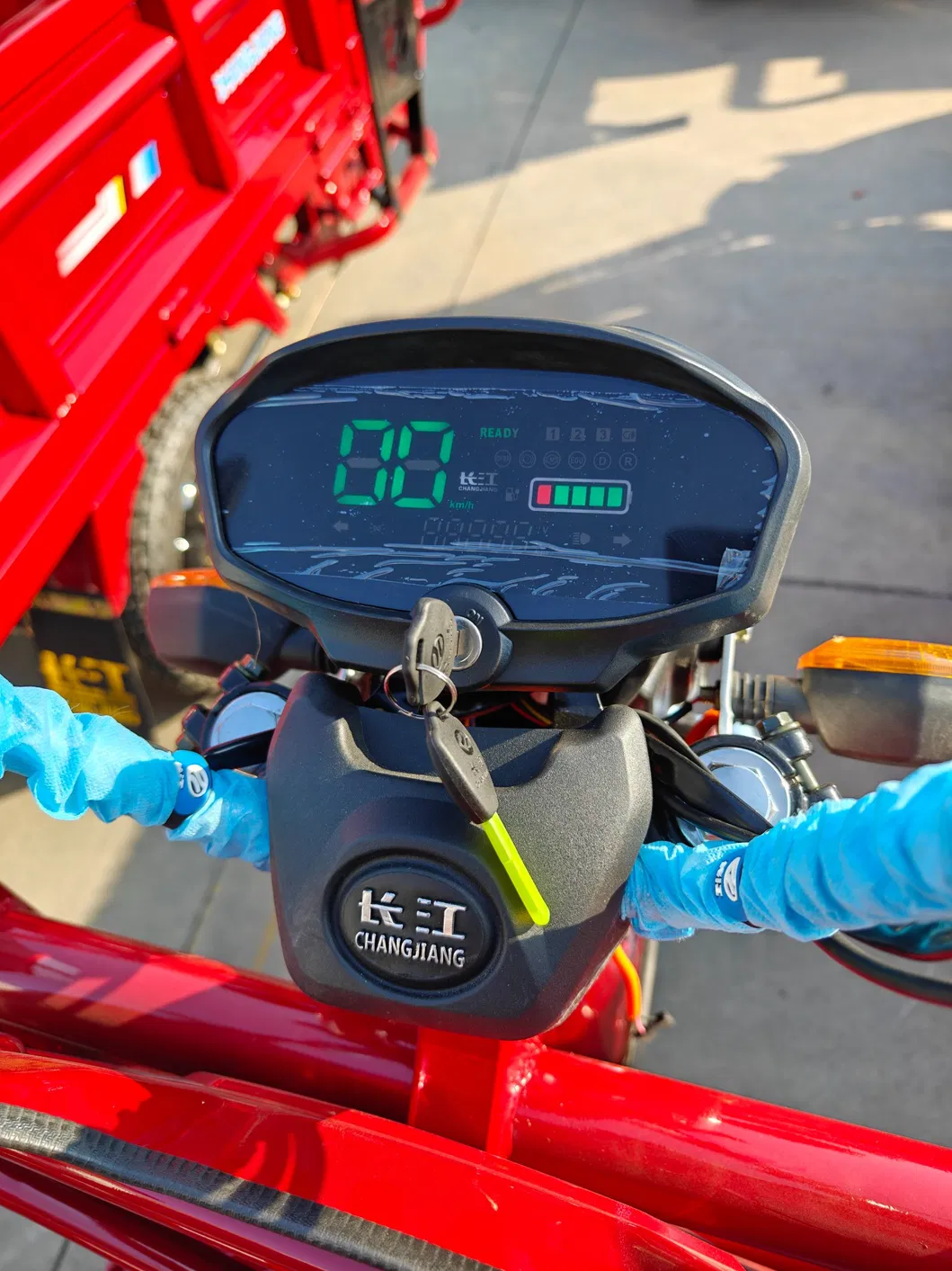 Factory Price Freight Electric Tricycle 60V1500W Electric Cargo Tricycle - detail 5