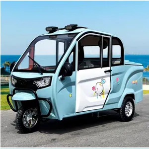 Enclosed Hauler Compartment Fresh Produce Transport in Rural Areas Electric Cargo Tricycle - detail 13