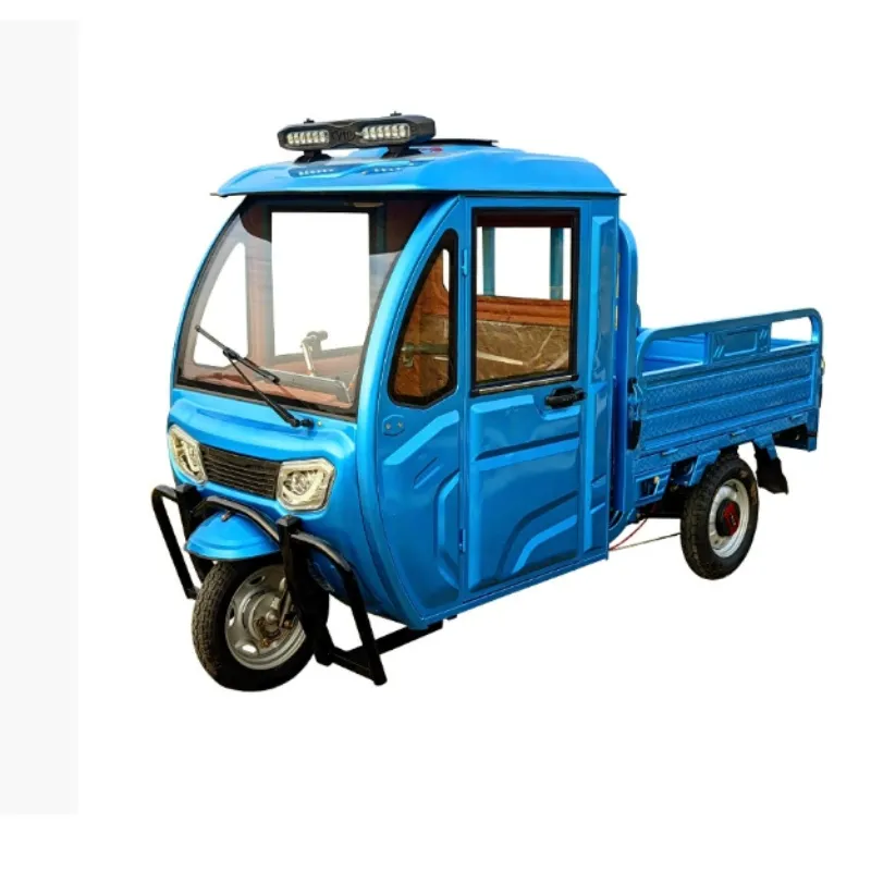 Enclosed Hauler Compartment Fresh Produce Transport in Rural Areas Electric Cargo Tricycle - detail 3