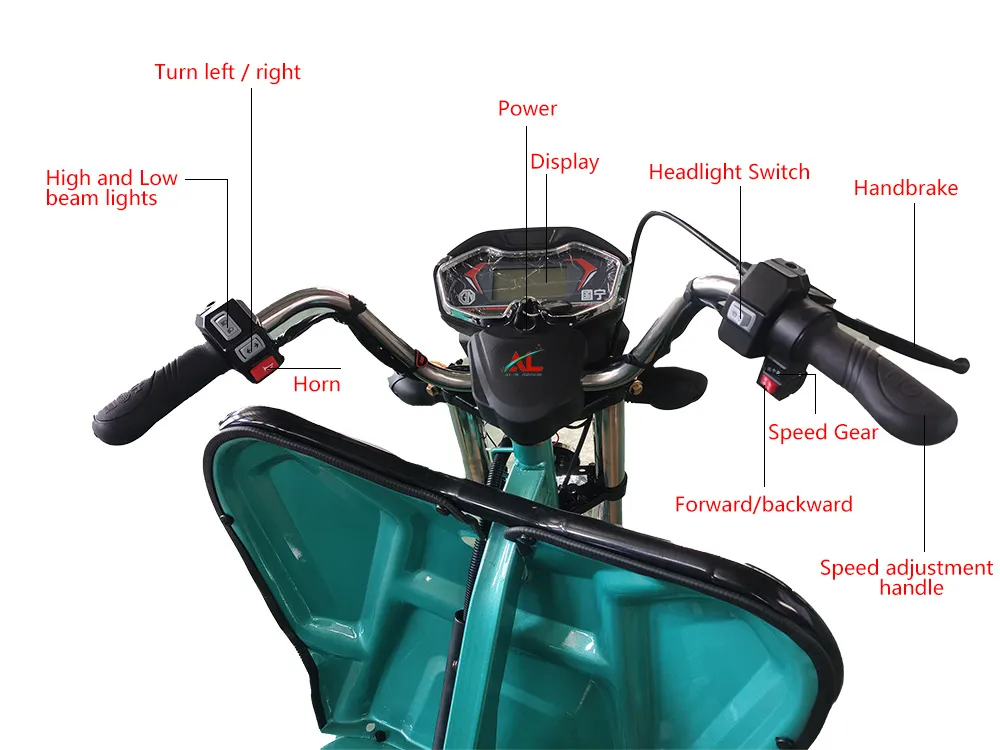 Delivery Electric Cargo Electric Tricycle for Adult - detail 2