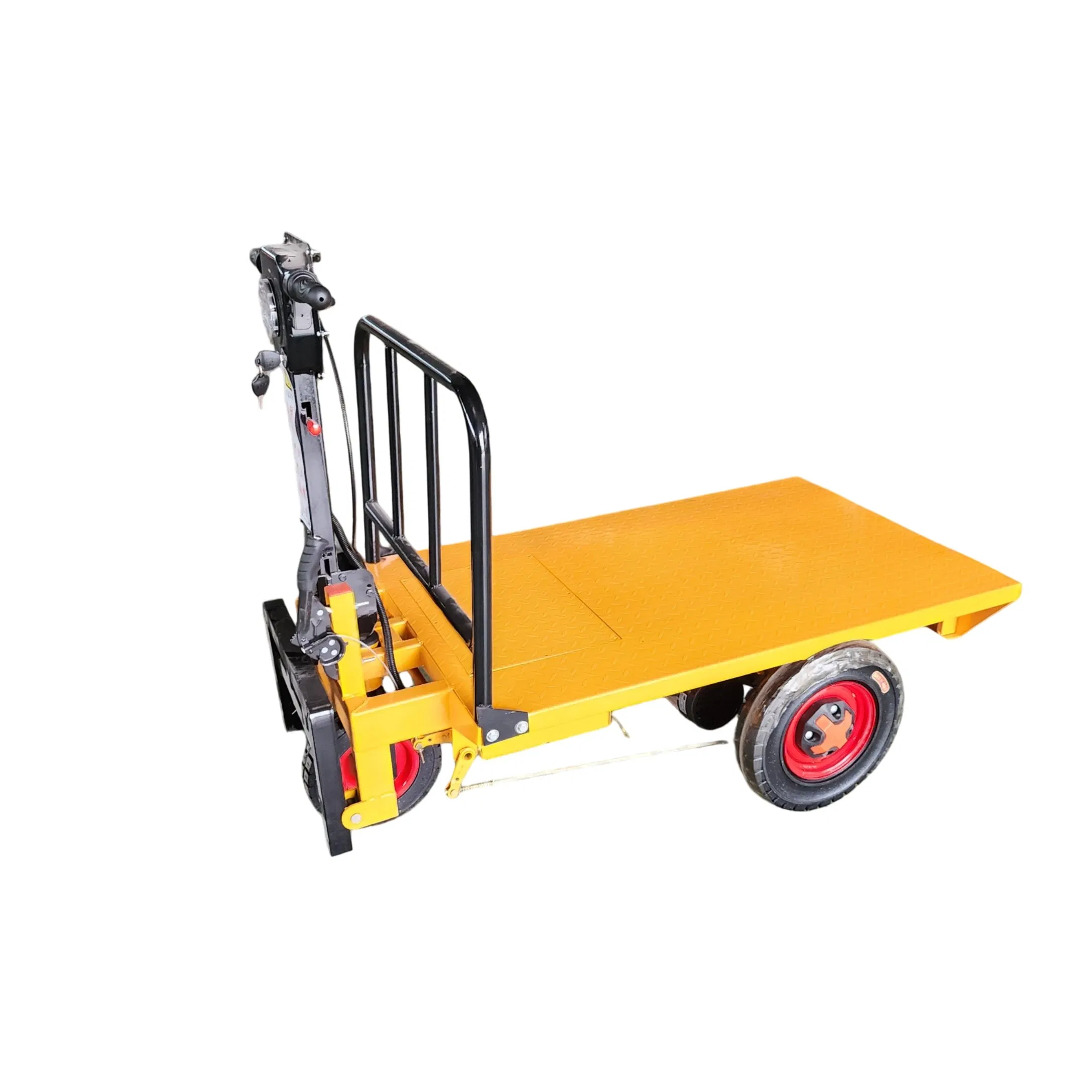 Electric 3 Wheel Flatbed Hand Truck Heavy Duty Cargo Tricycle for Warehouse - Image 5