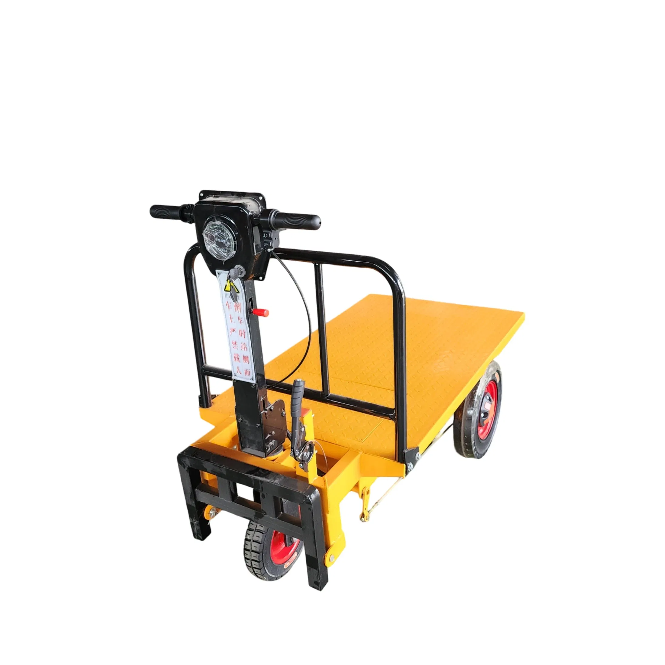 Electric 3 Wheel Flatbed Hand Truck Heavy Duty Cargo Tricycle for Warehouse - Image 6