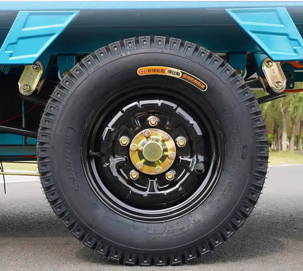 Competitive Price Durable 60V1200W Open Body Freight Vehicle Hydraulic Shock Absorption Long Endurance Farm Cargo Electric Tricycles - detail 8