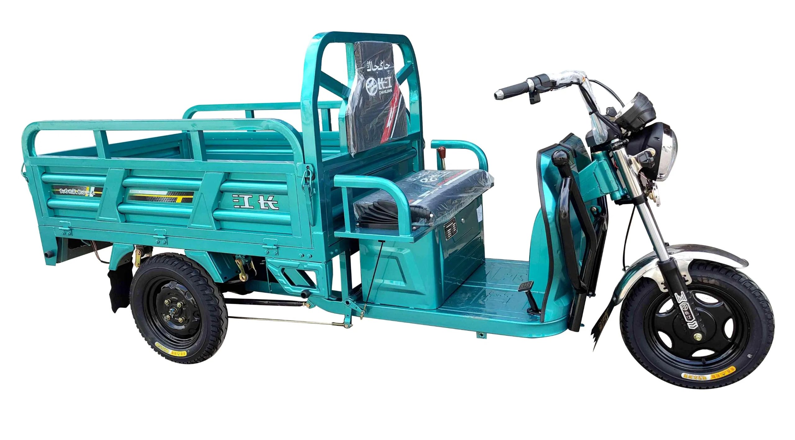 60V1000W Electric Three Wheeler 500kg Loading Capacity Durm Brake Cargo Tricycle - Image 4