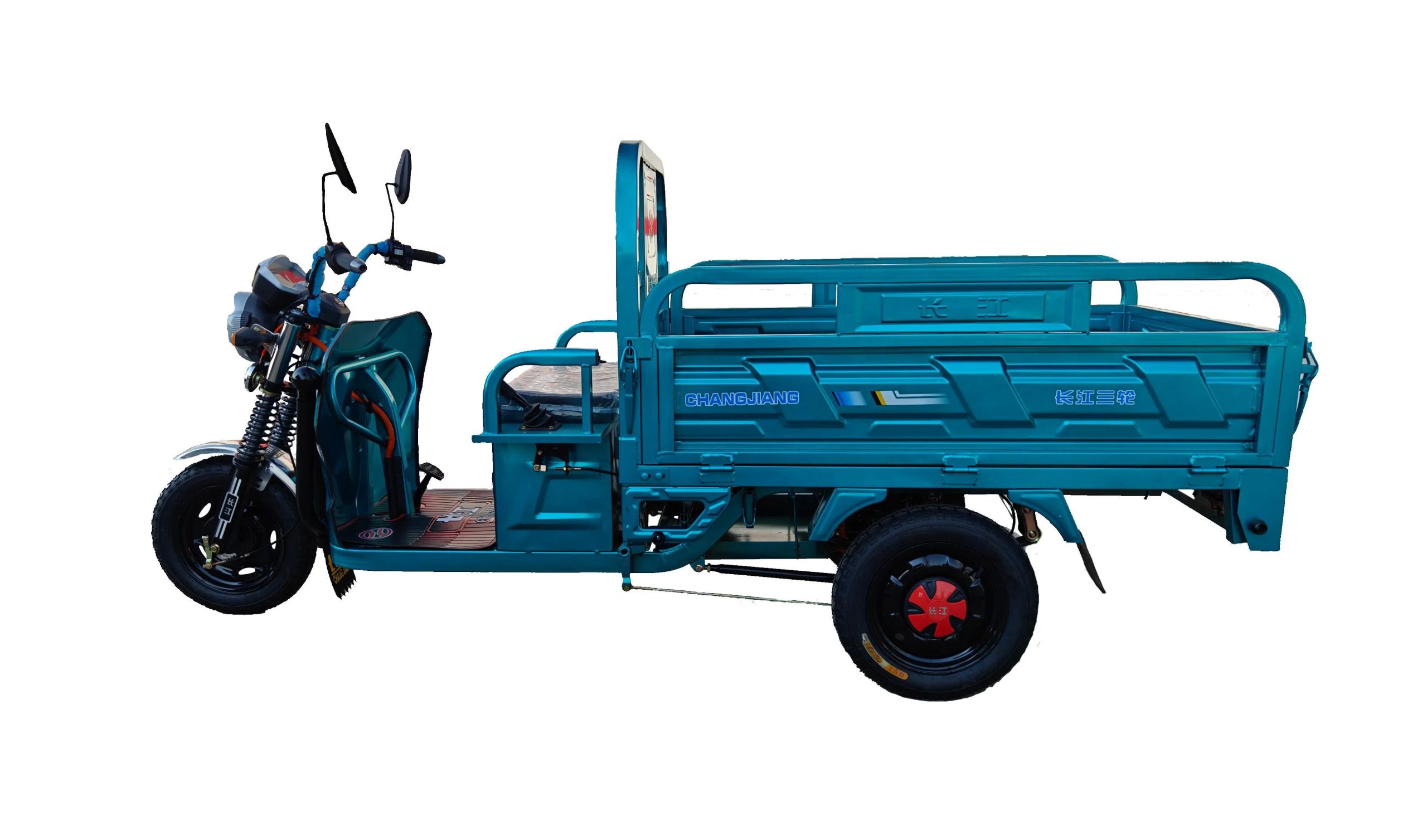 60V1000W Electric Three Wheeler 500kg Loading Capacity Durm Brake Cargo Tricycle - Image 6