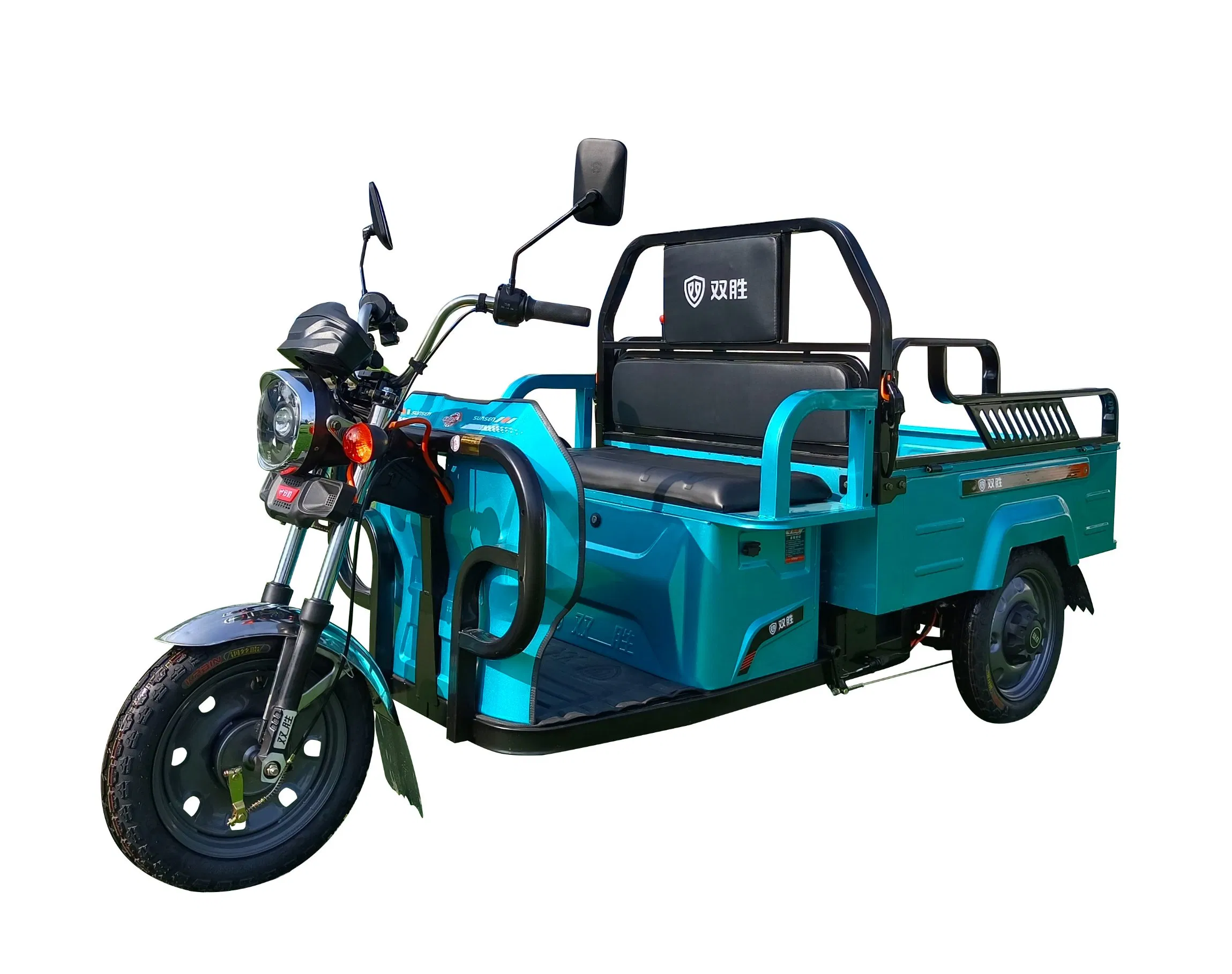60V 1200W Electric Cargo Tricycle 3 Wheel Farm Vegetable Transportation Cargo Tricycle - Image 2