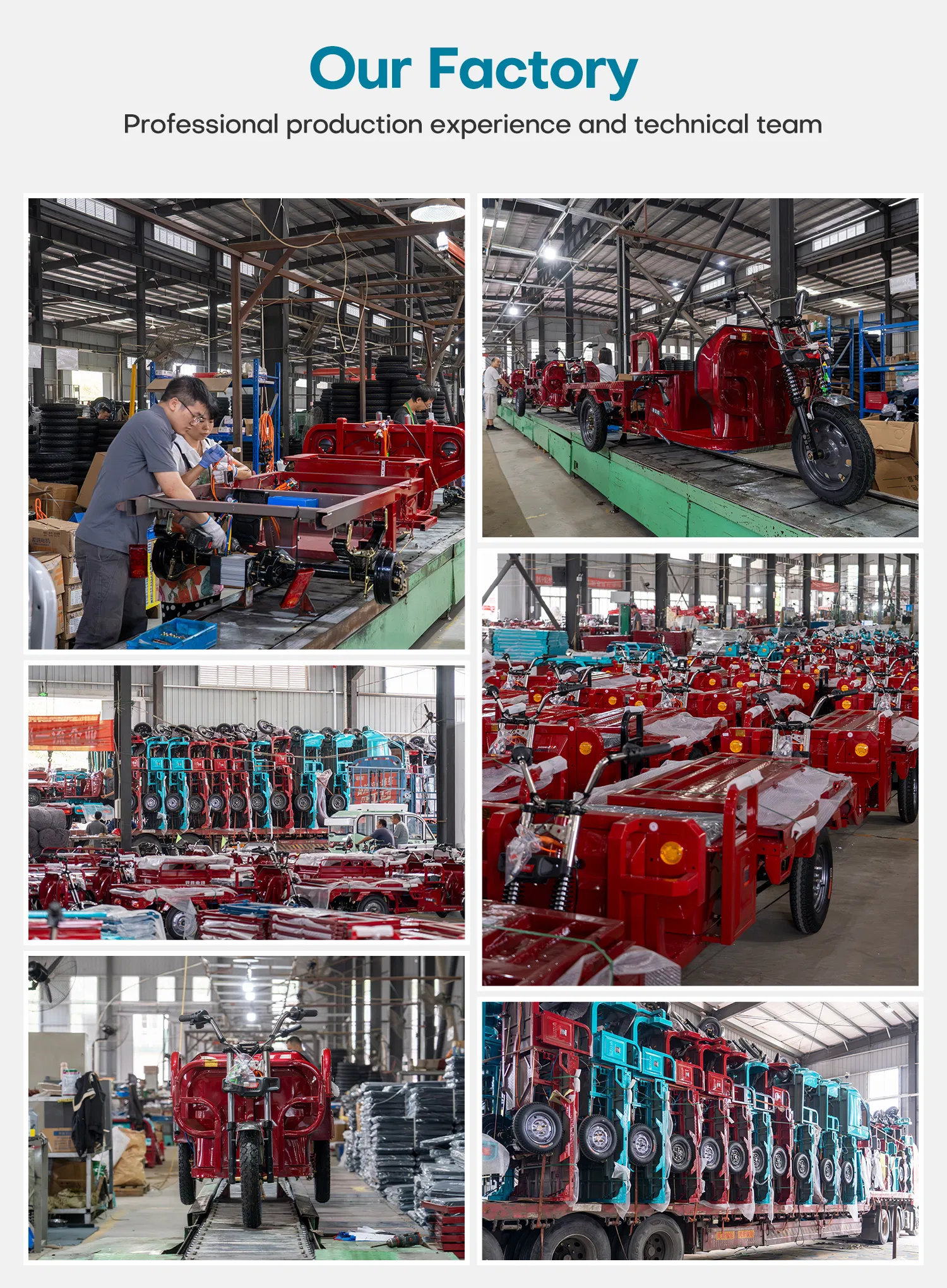 Comfortable 1000W Power Electric Open Market Stalls Household Freight Transport Adults Flatbed Cargo Tricycle - detail 16